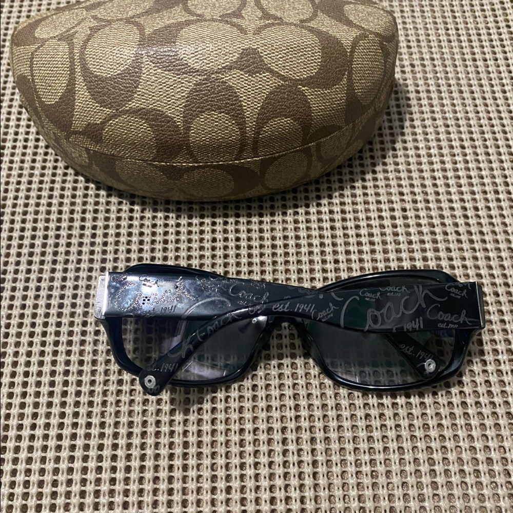 Coach sunglasses with rhinestones - Picture 4 of 4